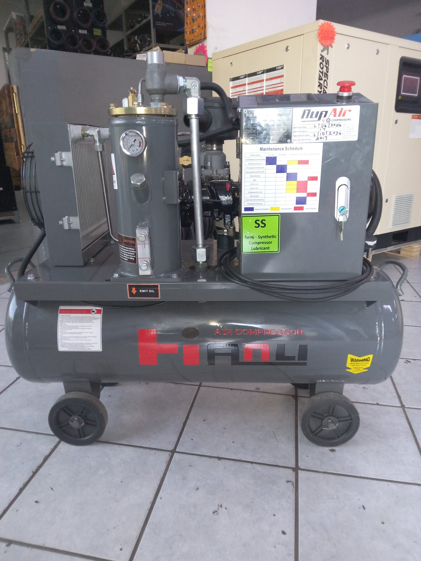 Hianli  Rotary Screw Air Compressor Single Phase