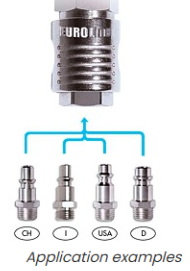 Universal Quick Coupler 1/2" M
